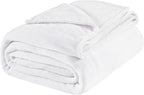 BEDELITE Fleece Blankets Queen Size White Throw Blankets - Image 9