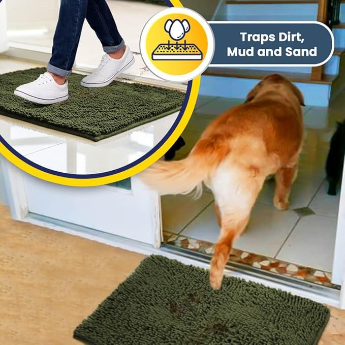 Muddy Mat® | Super Absorbent Door Mat Indoor, Microfiber Quick Dry Chenille - Image 6