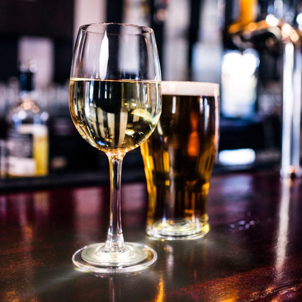 12P LED Coasters for Drinks, Led Bar Coaster for Bottle Liquor Sticker