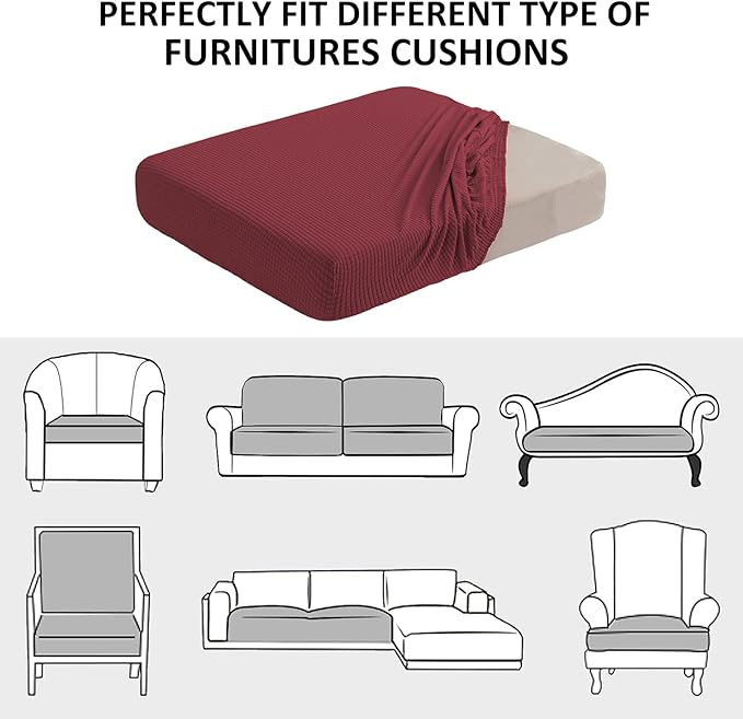 Water Resistant Sofa Seat Cushion Covers Removable Sofa Seat Covers - Image 7