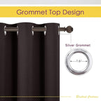 NICETOWN Blackout Draperies Curtains, Energy Smart Thermal Insulated Solid - Image 2