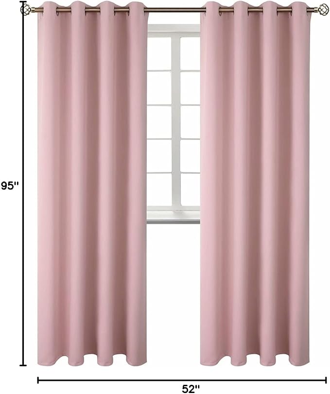 BGment Room Darkening Curtains 95 Inches Long - Image 9