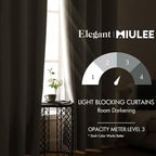MIULEE Blackout Curtains 96 Inches Long - Image 2