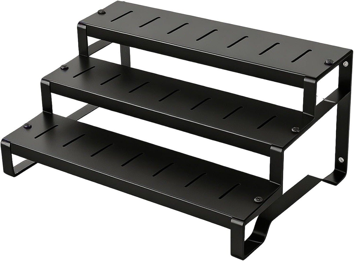 Expandable Can Organizer for Pantry, 3-Tier Adjustable Metal Can Rack