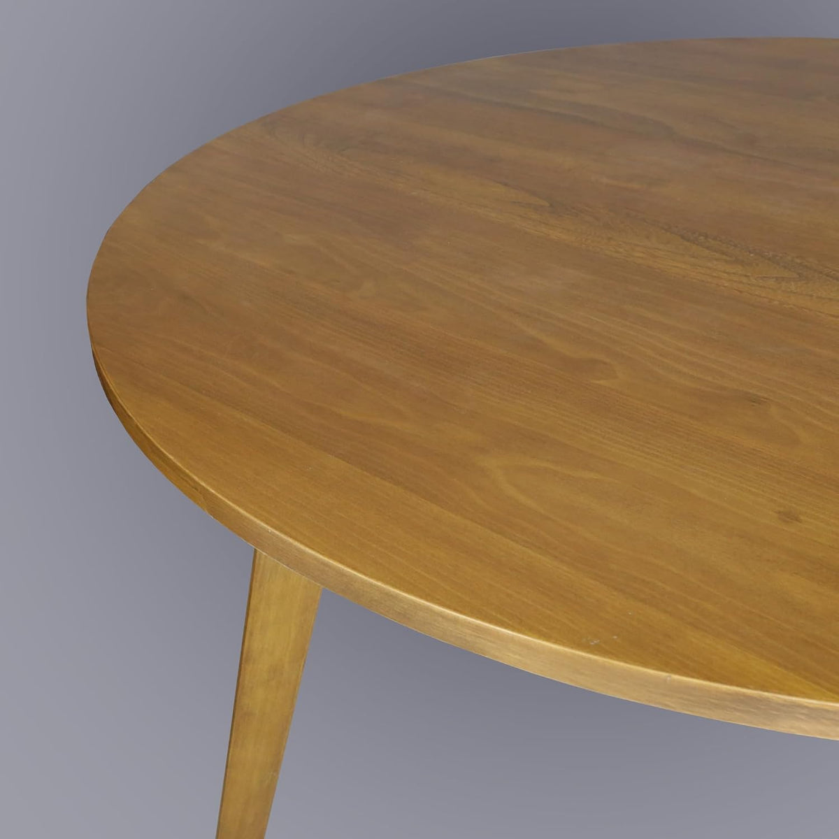 American Trails Genuine 100% Hardwood Round Dining Table - Hand-Wiped Harvest Gold