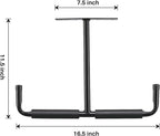 Overhead Garage Storage Hooks, Heavy Duty Ceiling Mount Rack, 2 Pack Black