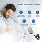 REM Air System Replacement Wired Air Bed Pump Compatible with Select Comfort or Sleep Number Mattresses.