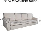 PureFit Reversible Quilted Sofa Cover, Water Resistant Slipcover Furniture - Image 6