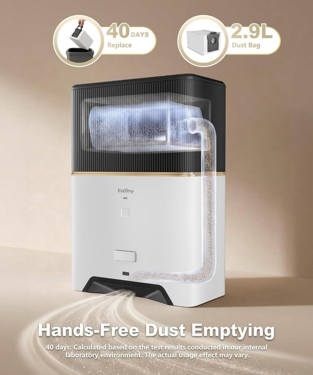Touchless Vacuum Dustpan, 26kPa Suction, Bagged, Auto/Manual Mode