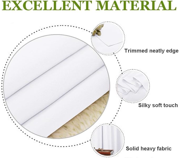 NICETOWN Draperies Curtains Panels, Blocking Out 50% Sunlight Window Treatment - Image 5