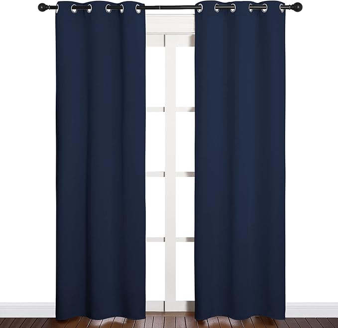 NICETOWN Blackout Curtain Panels, Window Treatment Energy Saving Thermal - Image 2