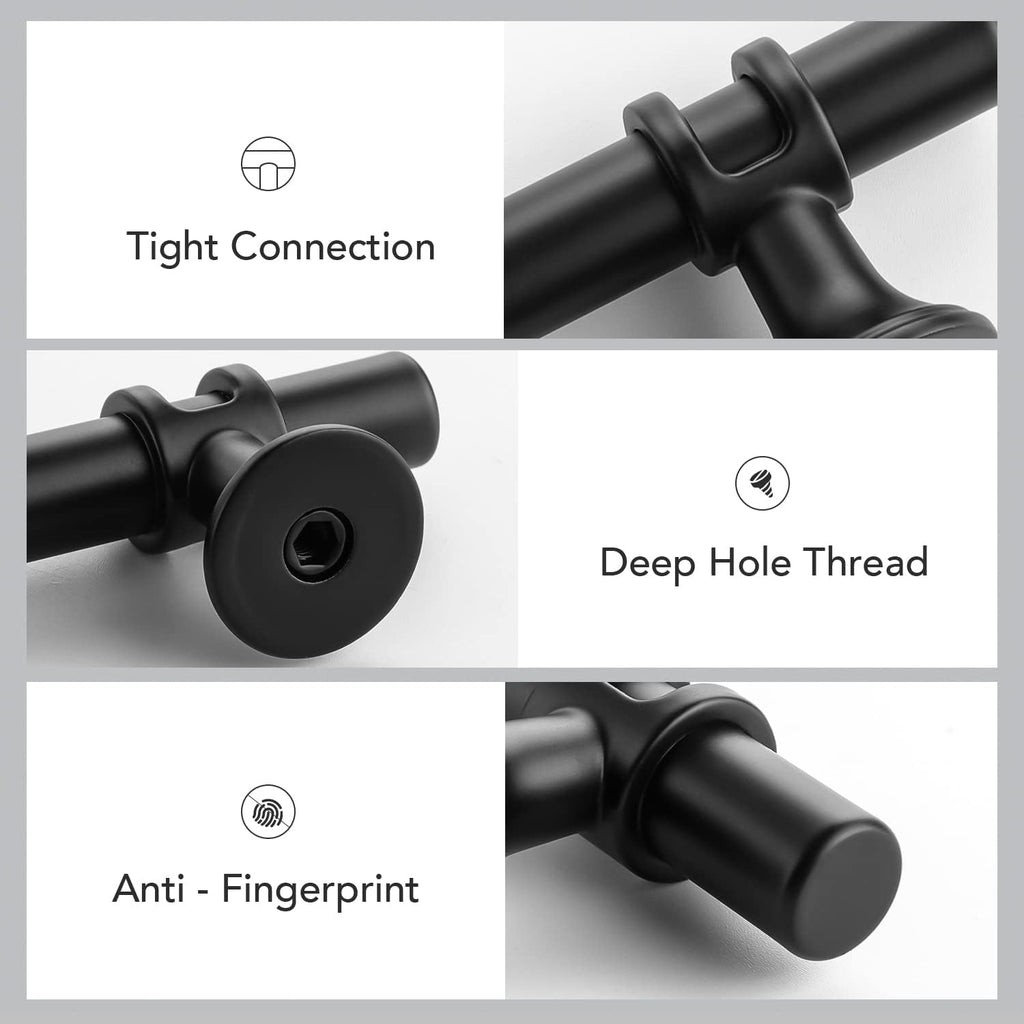 Black Cabinet Handles Black Cabinet Pulls 25 Pack 3 Inch Hole Center
