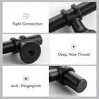 Black Cabinet Handles Black Cabinet Pulls 25 Pack 3 Inch Hole Center