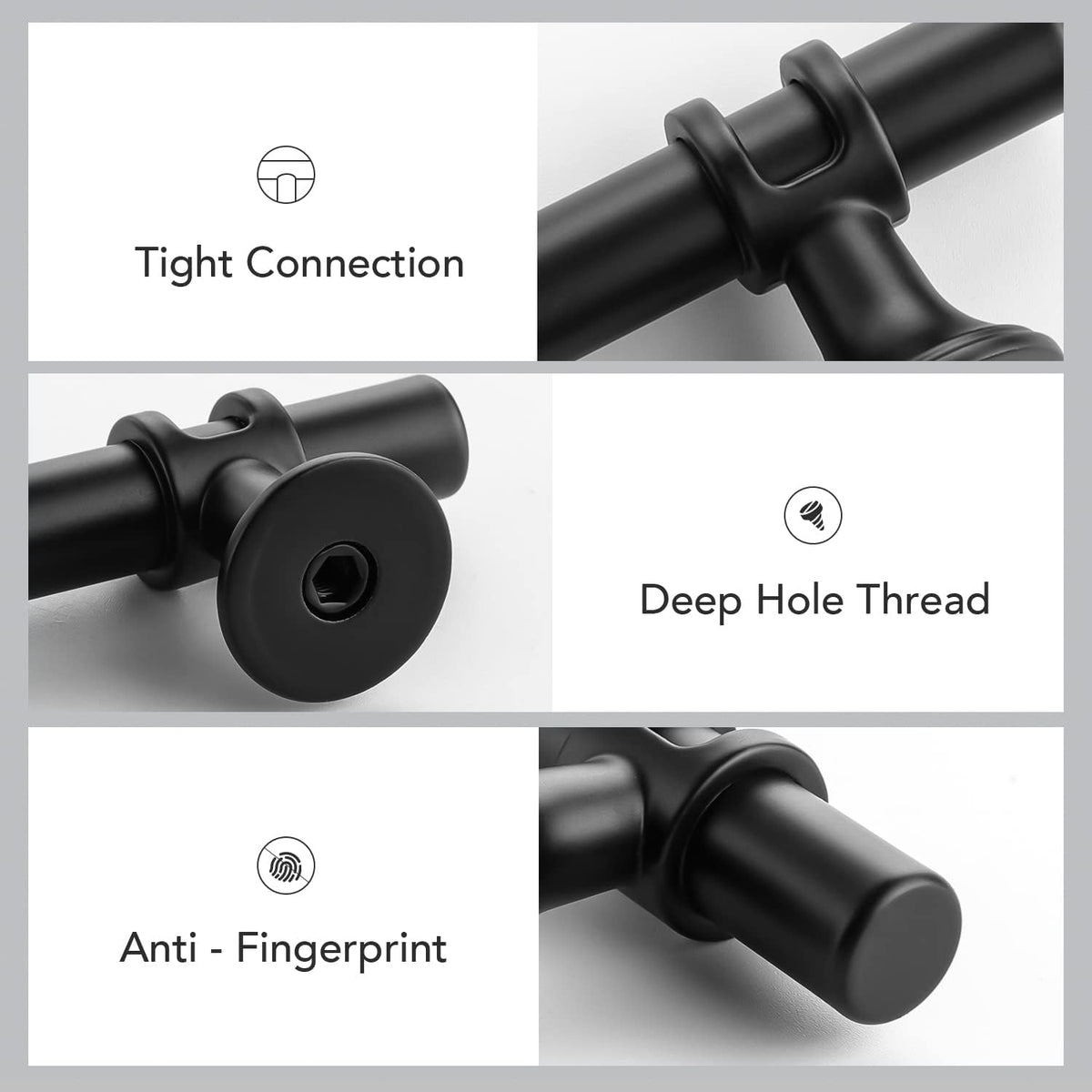 Black Cabinet Handles Black Cabinet Pulls 25 Pack 3 Inch Hole Center