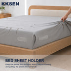 Bed Sheet Holders for Corners, 4Pcs Heavy Duty Fitted Sheet Grippers