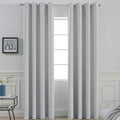 Yakamok Room Darkening Grommet Window Drapes Thermal Insulated Light Blocking by Yakamok