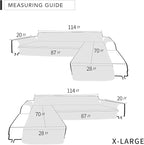Easy-Going L Shape Sofa Slipcover Chaise Cover - Image 6