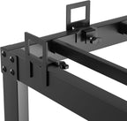 Non Slip Mattress Gaskets for Metal Bed Frame,6 PCS Holder in Place Gripper,Keep Mattress from Sliding, Adjustable Anti-Slip Baffle, Black