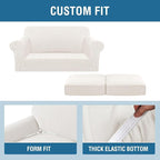 H.VERSAILTEX 3 Piece Stretch Sofa Covers - Image 4