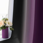 SimpleHome Ombre Room Darkening Curtains 84 inches Length - Image 5