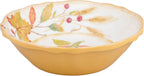 UP Pumpkin Melamine Dinnerware Set, 16-Piece Service for 4