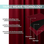NICETOWN Cold Blocking Curtains, 100% Blackout Curtain Panels, Thermal - Image 6