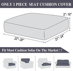 Couch Cushion Cover Seat Cushion Cover Stretch Armchair Cover Separate - Image 6