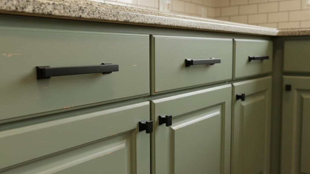 Alzassbg 5" Matte Black Cabinet Pulls and Handles 10 Pack, AL3061MB