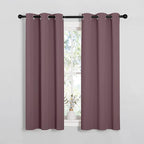 NICETOWN Window Curtain Panels, Dry Rose, 1 Pair, 34 by 54-inch, Thermal by NICETOWN