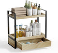 2-Tier Bathroom Organizer (Brown - New)
