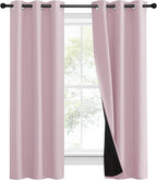 NICETOWN 100% Blackout Window Curtain Panels, Heat and Cold Blocking Drapes - Image 2