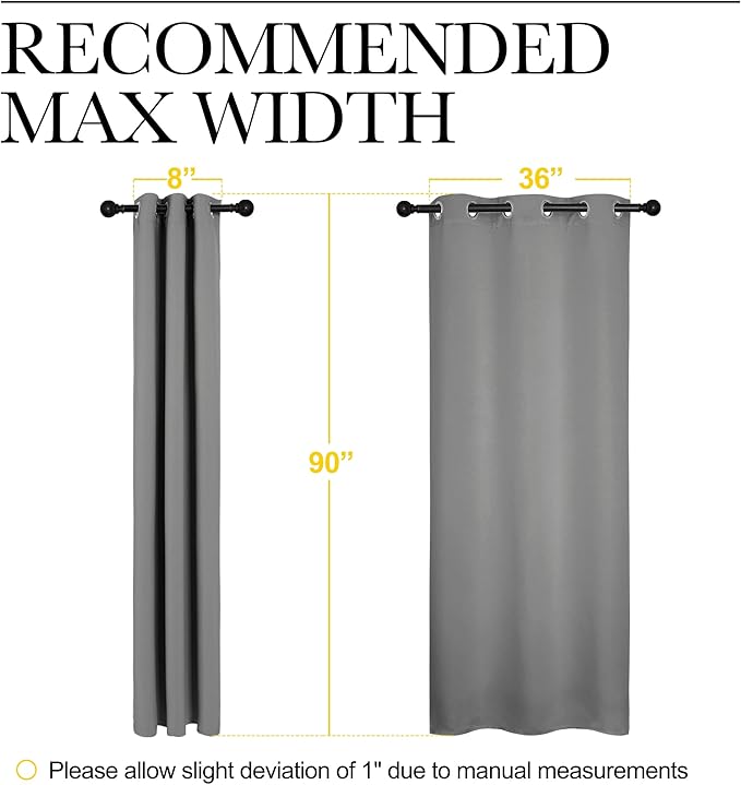 NICETOWN Thermal Insulated Blackout Curtains - Image 6