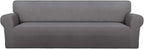 PureFit Super Stretch 4 Seater Sofa Slipcover – Spandex Non Slip Soft Couch by PureFit