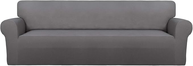 PureFit Super Stretch 4 Seater Sofa Slipcover – Spandex Non Slip Soft Couch by PureFit