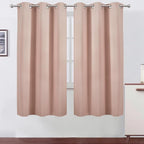 LEMOMO Blush Thermal Blackout Curtains/42 x 72 Inch/Set of 2 Panels Room by Lemomo