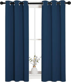 NICETOWN Window Curtain Panels, Thermal Insulated Solid Grommet Blackout - Image 2