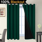 Yakamok 63 Inch Length Full Blackout Curtains - Image 2