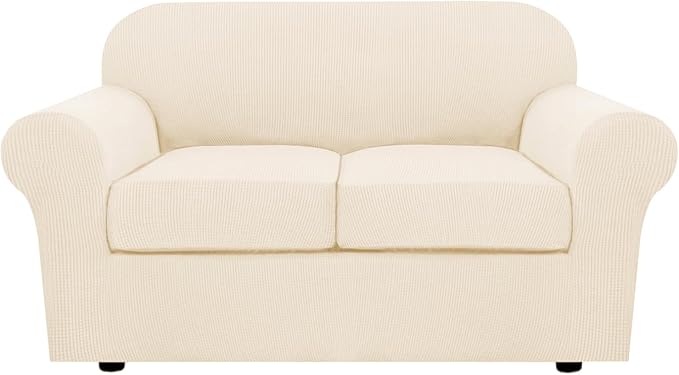 H.VERSAILTEX 3 Piece Stretch Sofa Covers by HVERSAILTEX
