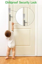 4 Pack Home Security Door Reinforcement Lock Door Latch for Kids Safety