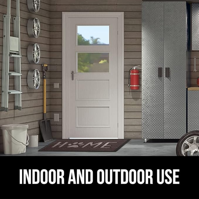 GORILLA GRIP 100% Waterproof All-Season WeatherMAX Doormat US Designed Natural - Image 9