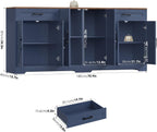 BOTLOG 71” Large Sideboard Buffet Cabinet with Storage