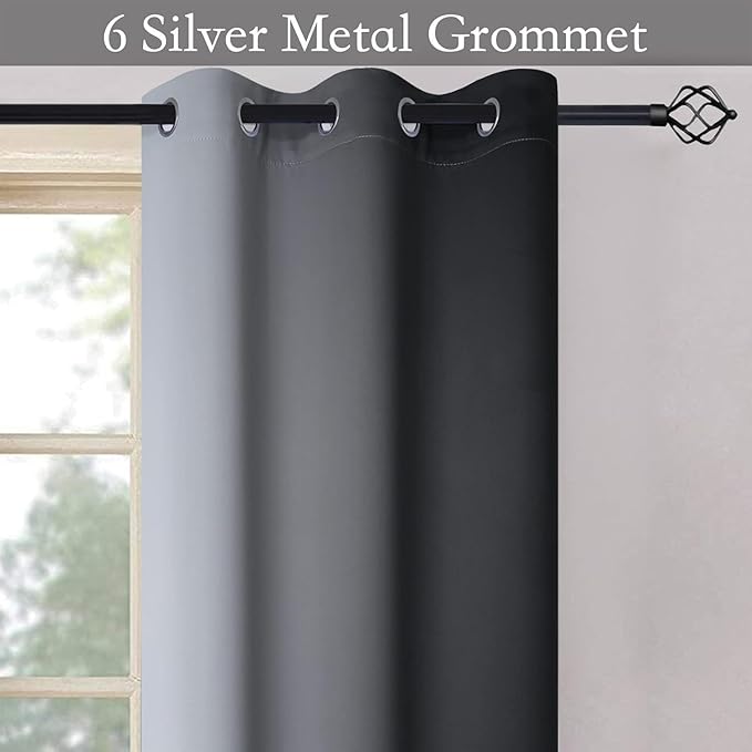 SimpleHome Ombre Room Darkening Curtains - Image 4
