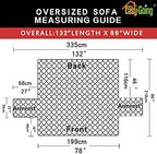 Easy-Going Reversible Oversized Couch Cover - Image 7