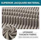 Turquoize 4 Piece Couch Covers for 3 Cushion Couch Sofa Pet Friendly Stretch - Image 3