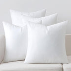 MIULEE Pillow Insert 18x18 Inch Set of 4, Decorative Square Throw Pillow Inserts by MIULEE