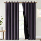 NICETOWN 100% Blackout Window Curtain Panels, 2 Pieces, Cold and Full Light by NICETOWN