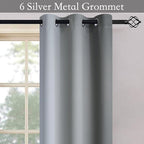 SimpleHome Ombre Room Darkening Curtains 45 inches Length - Image 4