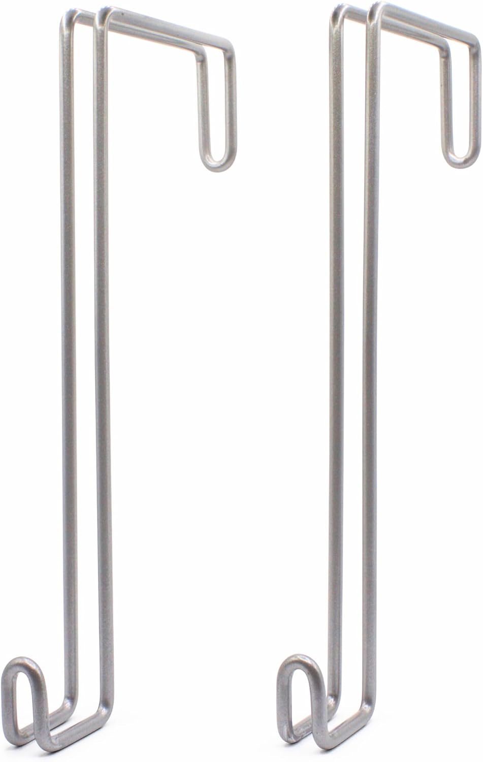 Over The Wall Heavy Duty Concrete Cinder Cement Block Wall Outdoor No Drill Fence Hooks Hangers - Extra Long Large Rafter Ladder Pool Equipment Pole Hangers for Planters Hoses Horse Tack Organization