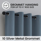 SimpleHome 100% Blackout Curtains - Image 5