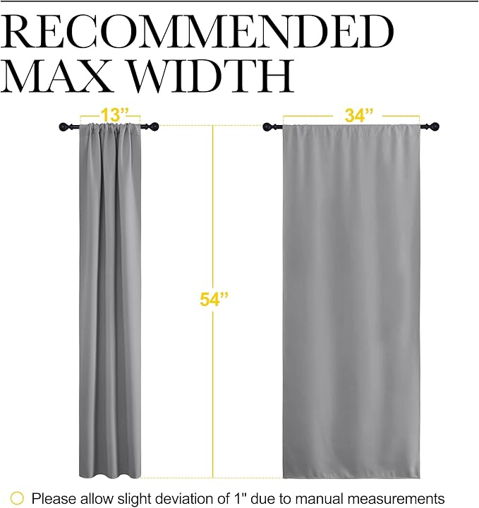 NICETOWN Short Curtains for Small Window - Image 7